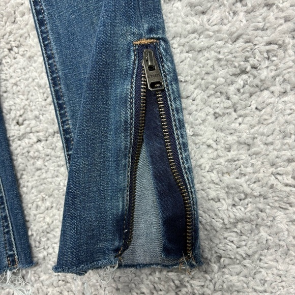 Express Jeans Womens 00 Ankle Legging High Rise Denim Perfect Lift Zipper Ankle - Picture 4 of 6